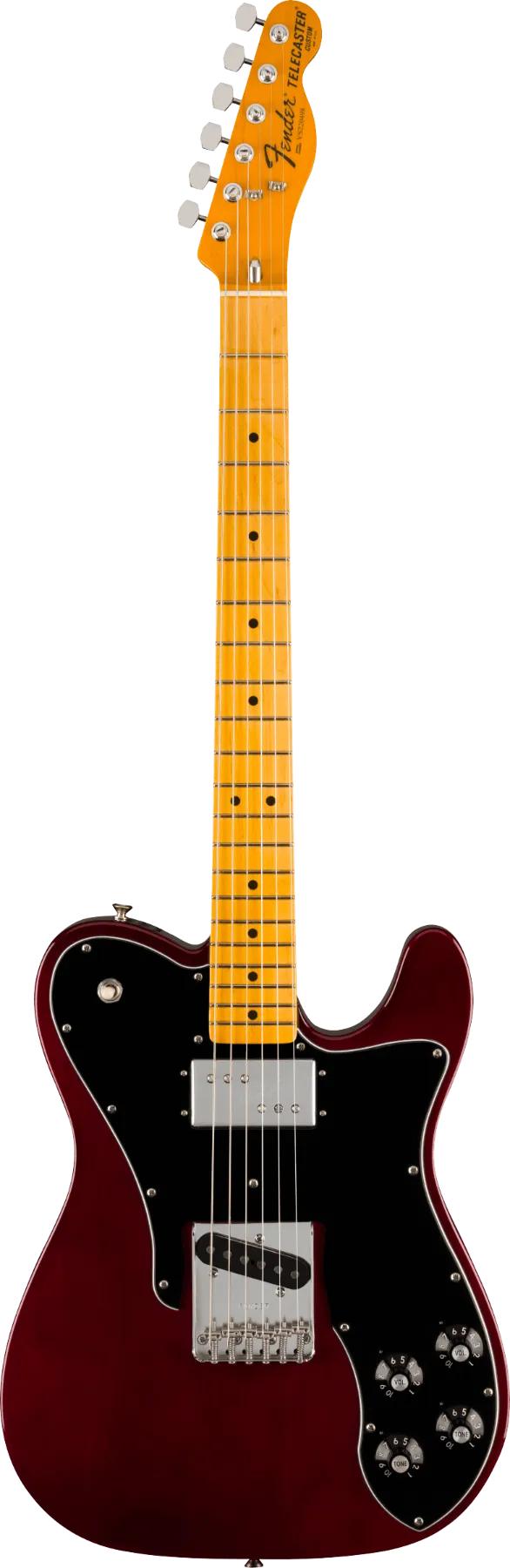 Fender American Vintage II 1977 Telecaster Custom Maple Fingerboard Electric Guitar - Wine Red - Clearance