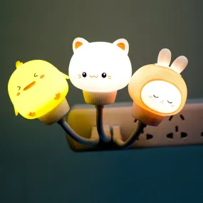 Flexible Mini Cute USB LEDs Baby Night Light