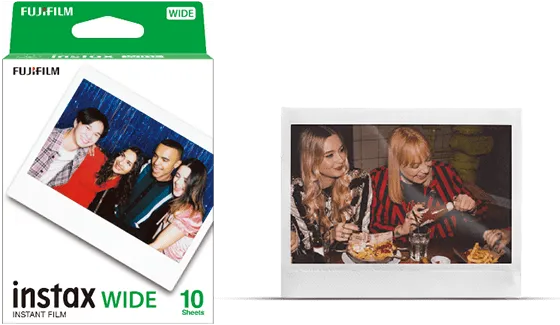 Fuji Instax Wide Instant Color Film Twin Pack (20 Exposures)