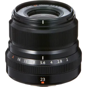 Fujinon XF 23MM F2 R WR Lens (Black)