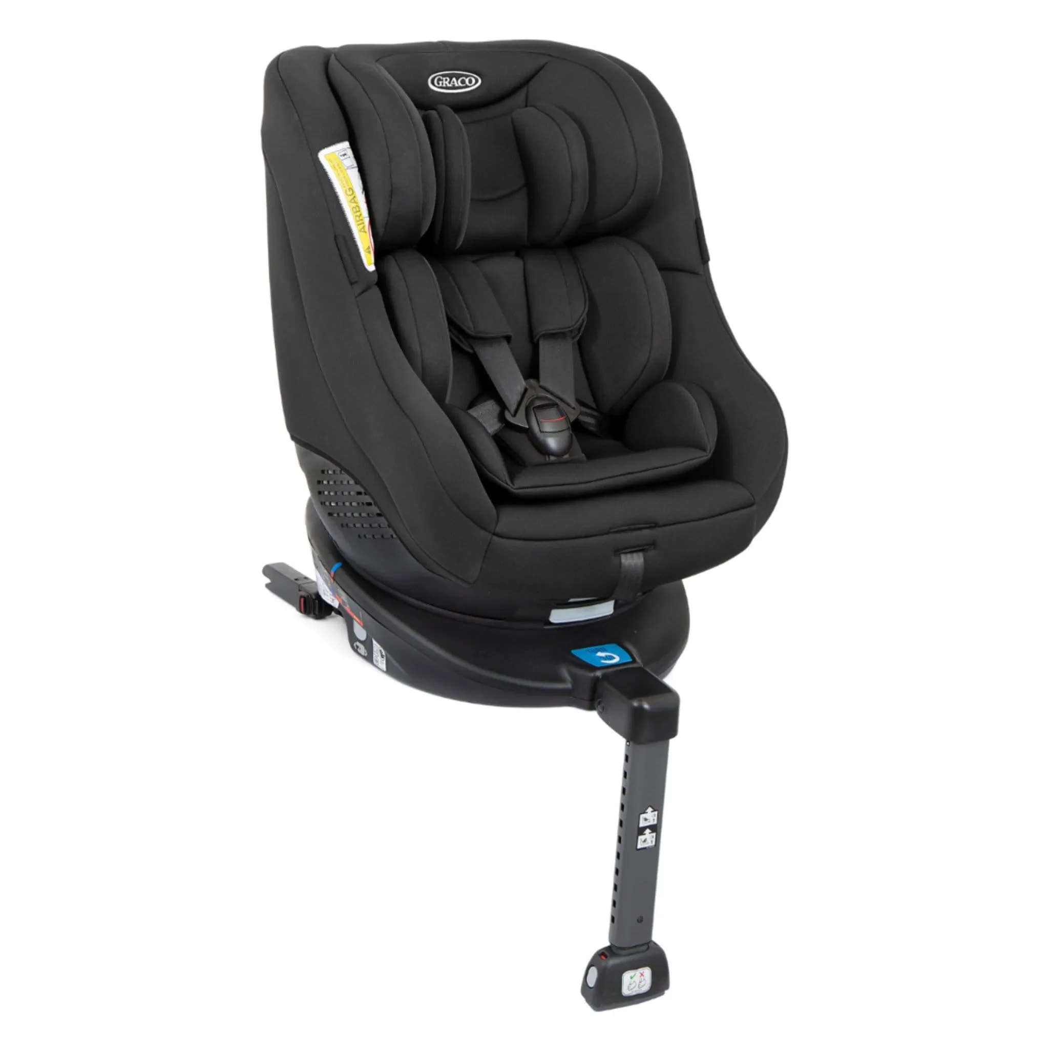 Graco Turn2Me Rotating Isofix Car Seat Black