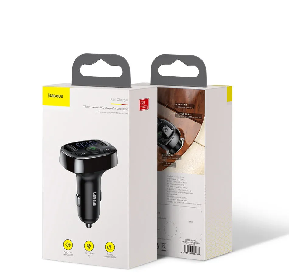 Handsfree Bluetooth FM Transmitter Car Charger