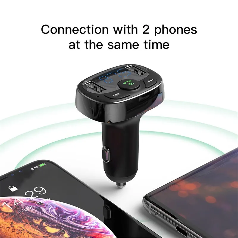 Handsfree Bluetooth FM Transmitter Car Charger