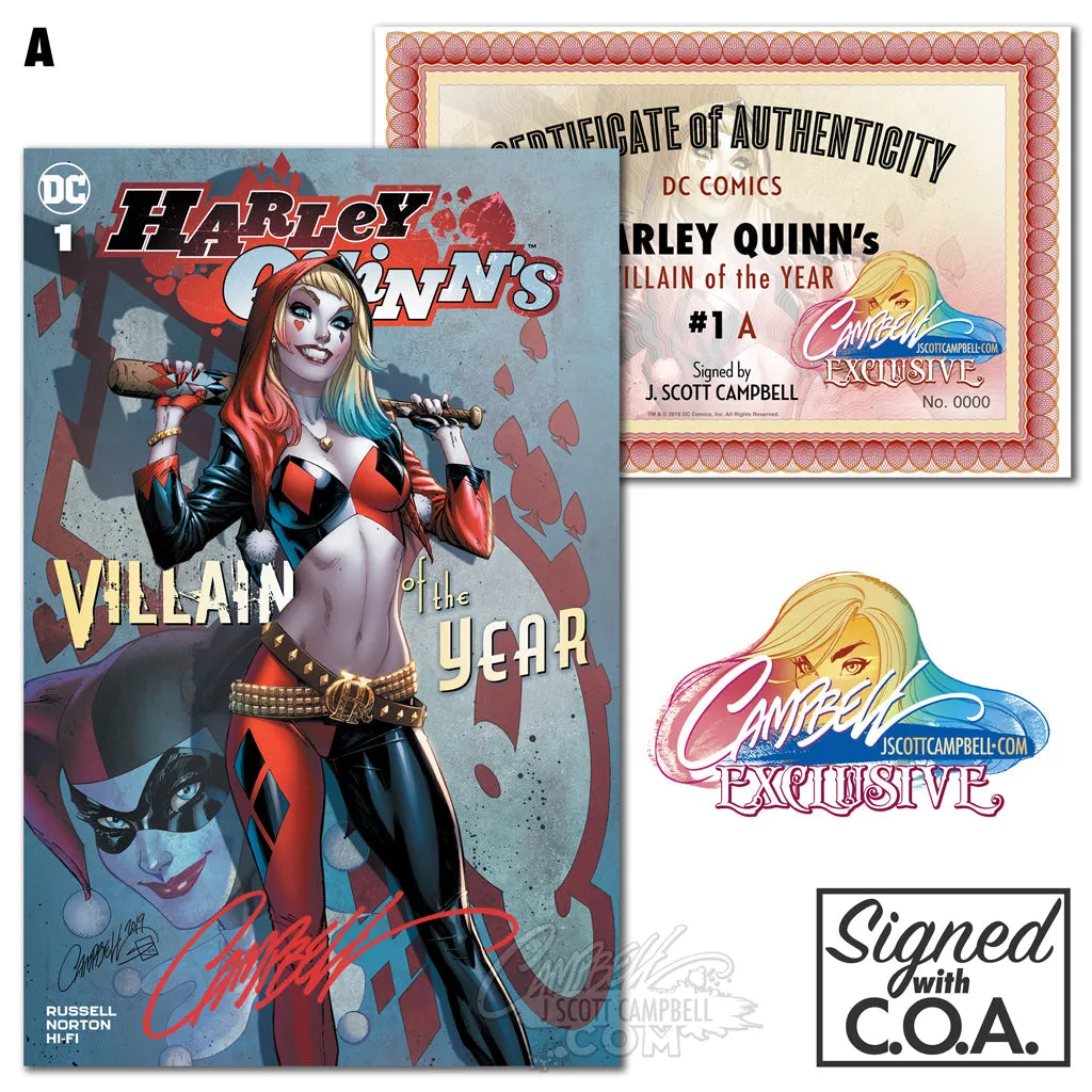 Harley Quinn's Villain of the Year #1 JSC EXCLUSIVE Cover A