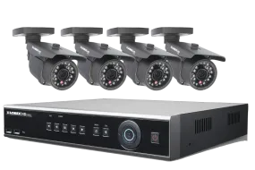 HD Security Camera System with 4 High Definition Cameras
