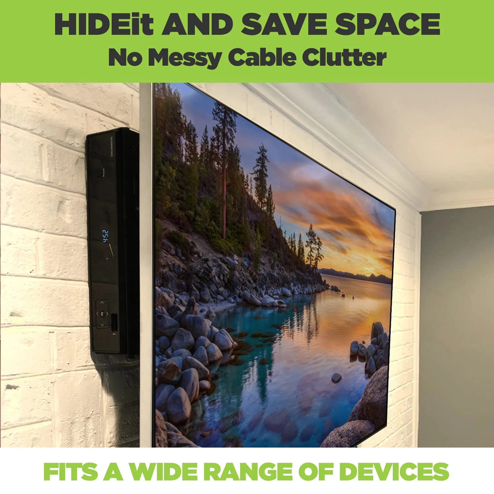 HIDEit Uni-M | Adjustable Medium Device Wall Mount