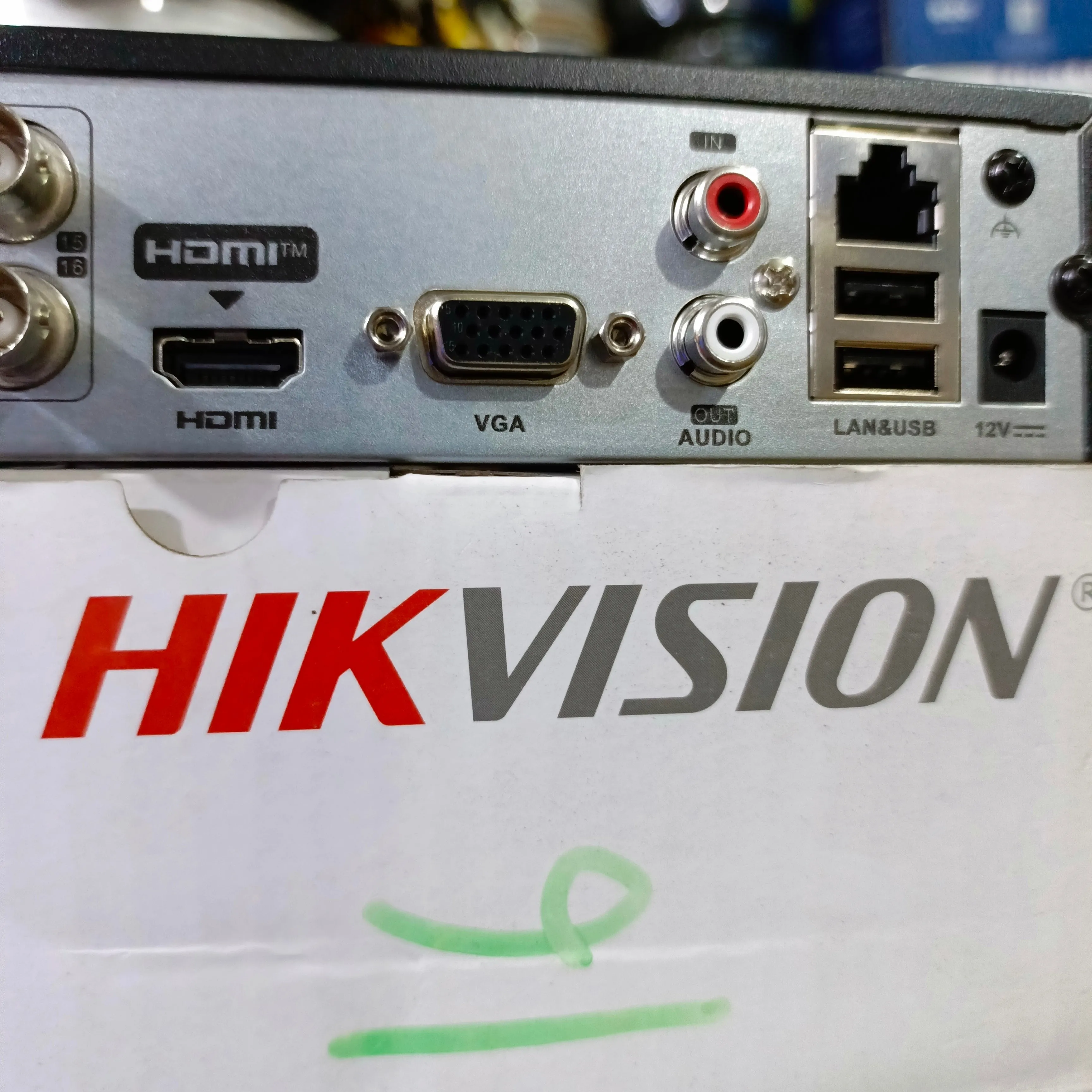 HIKVISION 16-Channel 2-Way Audio 7200-Series 5MP 6-in-1 High Definition DVR (Supports IP, XVI, AHD, CVI, CVBS, TVI cameras) - Brand New