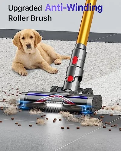 HOMPANY Cordless Vacuum Cleaner, 40KPa Cordless Hoover Up to 60 Mins (New)