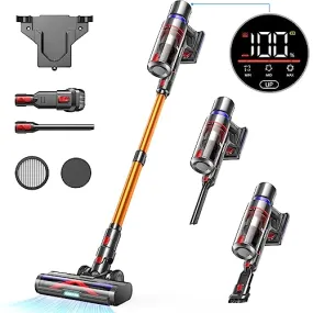 HOMPANY Cordless Vacuum Cleaner, 40KPa Cordless Hoover Up to 60 Mins (New)