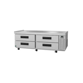 Hoshizaki - CR72A, Commercial 72.5" 4 Drawer Refrigerated Chef Base 17.26 cu. ft.