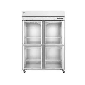 Hoshizaki - R2A-HG, Commercial 55" Half Glass Door Reach-In Refrigerator Two Section 50.37cu.ft.
