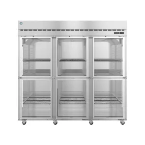 Hoshizaki - R3A-HG, Commercial 82.5" Half Glass Door Reach-In Refrigerator Three Section 79.03cu.ft.