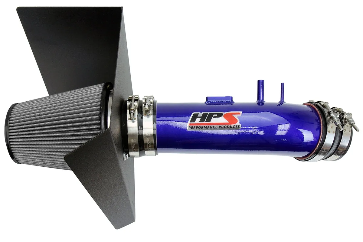 HPS Blue Shortram Air Intake   Heat Shield for 2012-2019 Toyota Tundra 5.7L V8