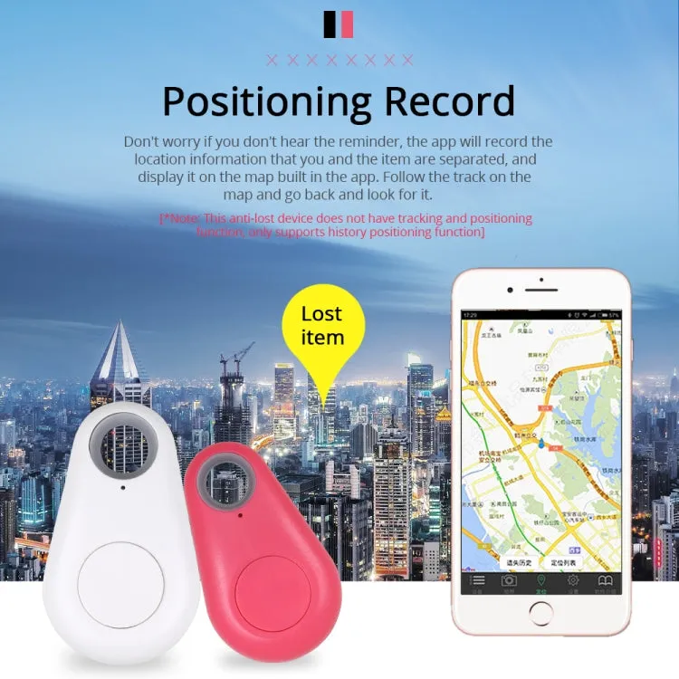 Keyfinder Wallet Dog Cat kids GPS locator anti lost keychain Smart Search Bluetooth Tracker Tag(Blue)