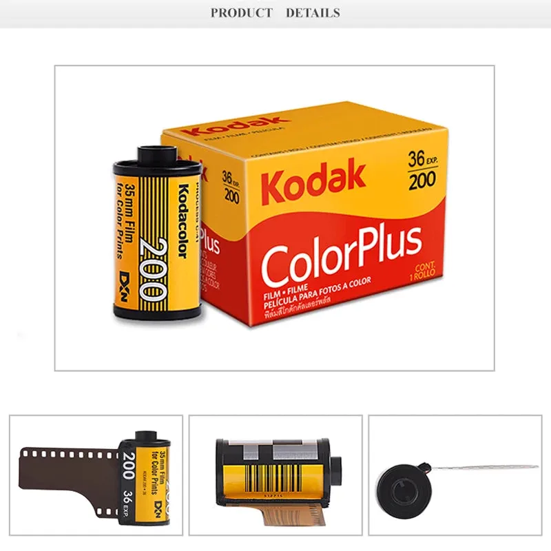 Kodak ColorPlus 200 35mm Film 36 Exposures ISO 200 for M35 M38 H35 Cameras
