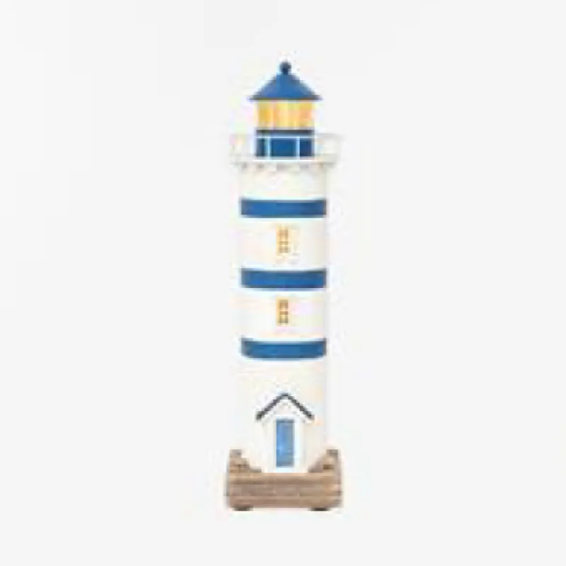 Lighthouse with LEDs in White and Blue