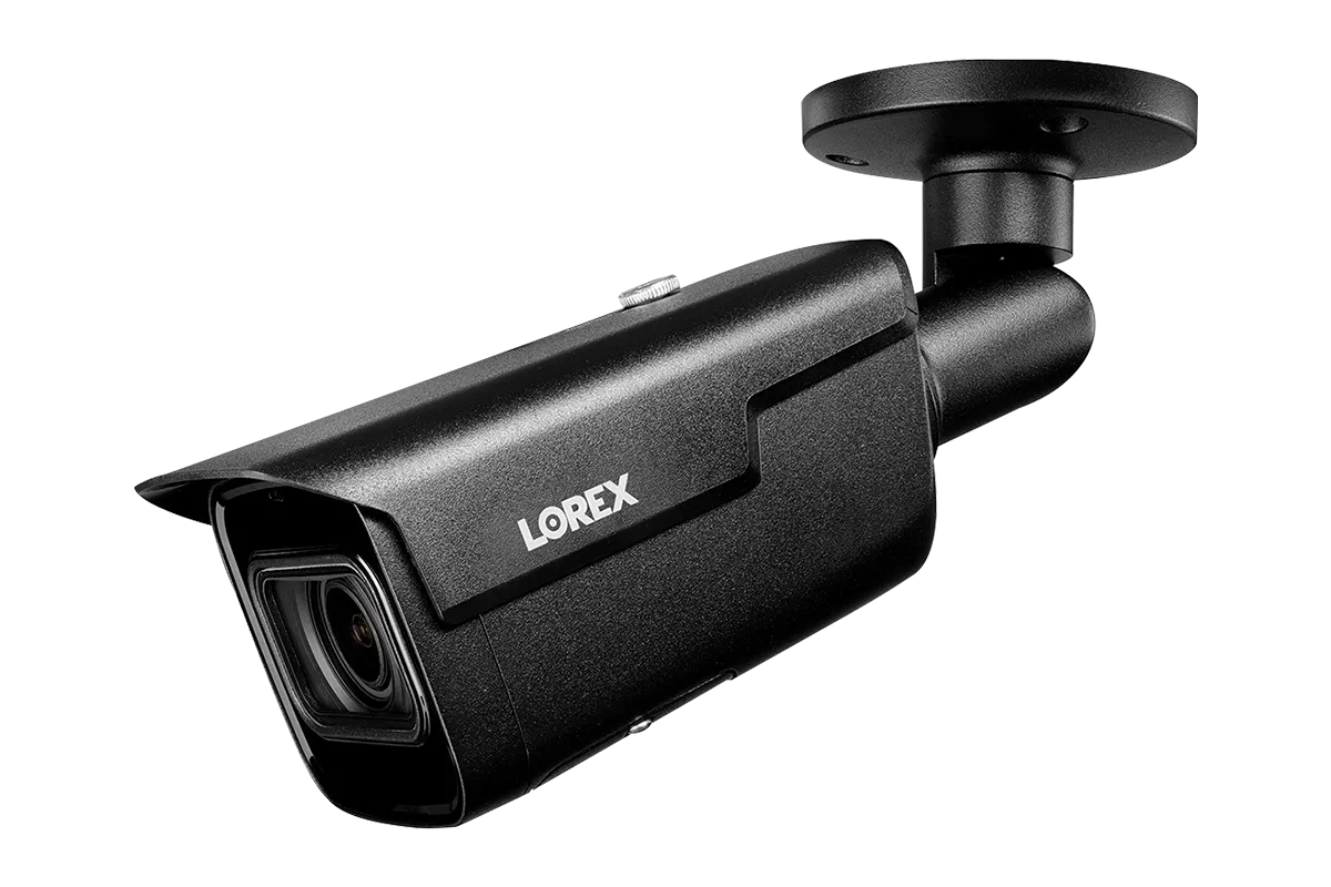 Lorex 4K IP Wired Bullet Security Camera with Motorized Varifocal Lens and Real-Time 30FPS Recording