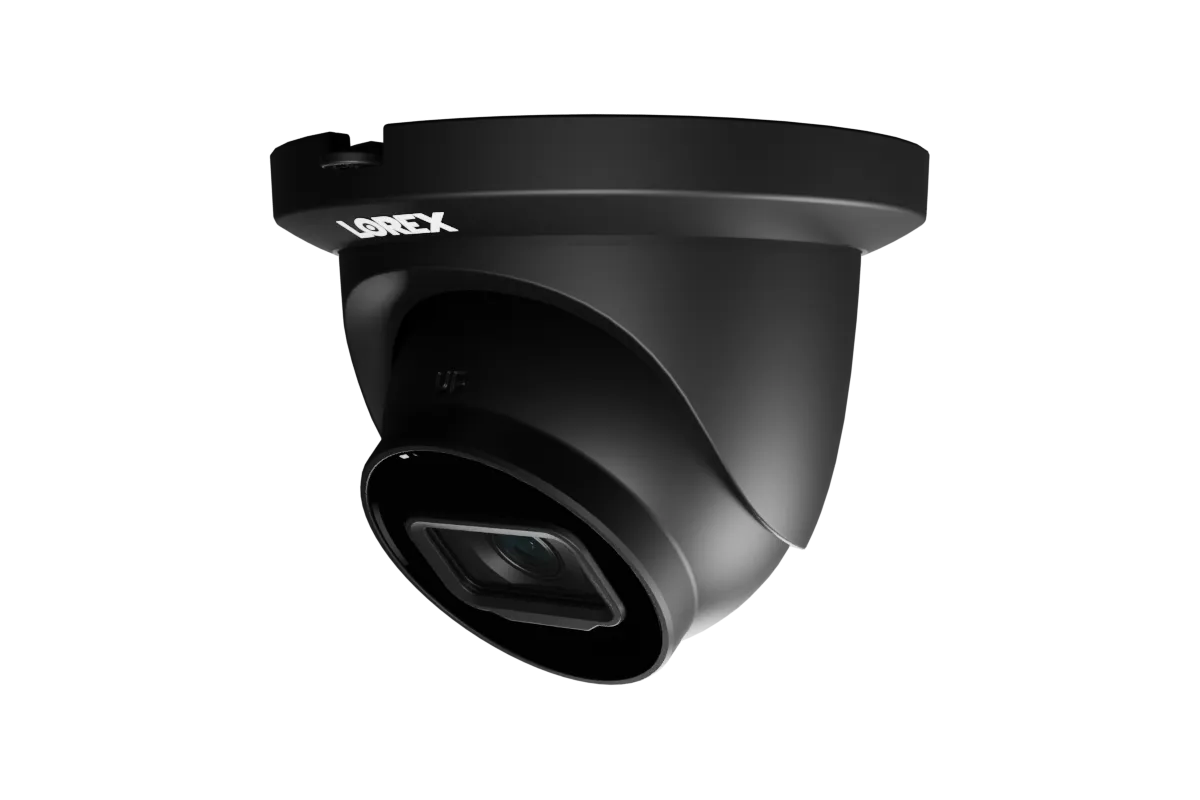Lorex A4 4MP IP Wired Turret Security Camera with Listen-In Audio and Smart Motion Detection