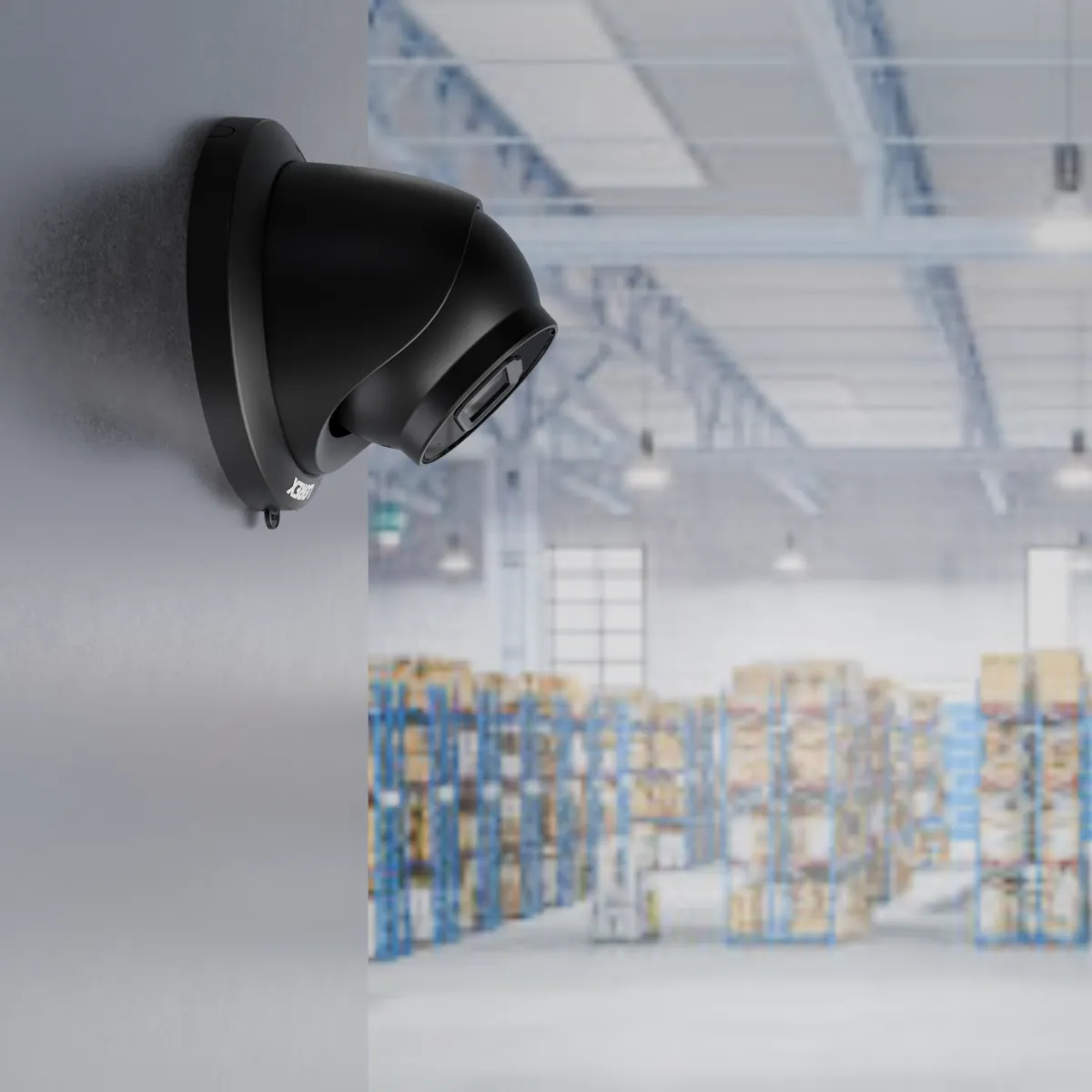 Lorex A4 4MP IP Wired Turret Security Camera with Listen-In Audio and Smart Motion Detection
