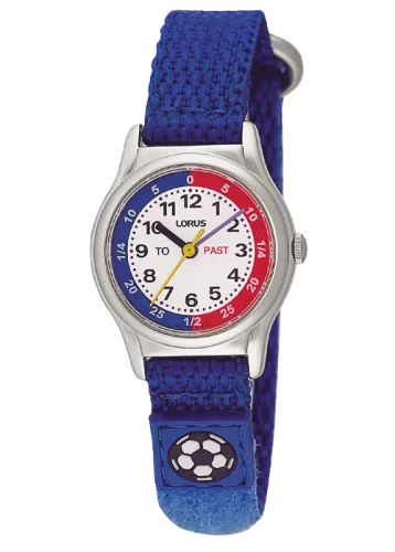 LORUS BOYS BLUE VELCRO STRAP WATCH RG261AX9