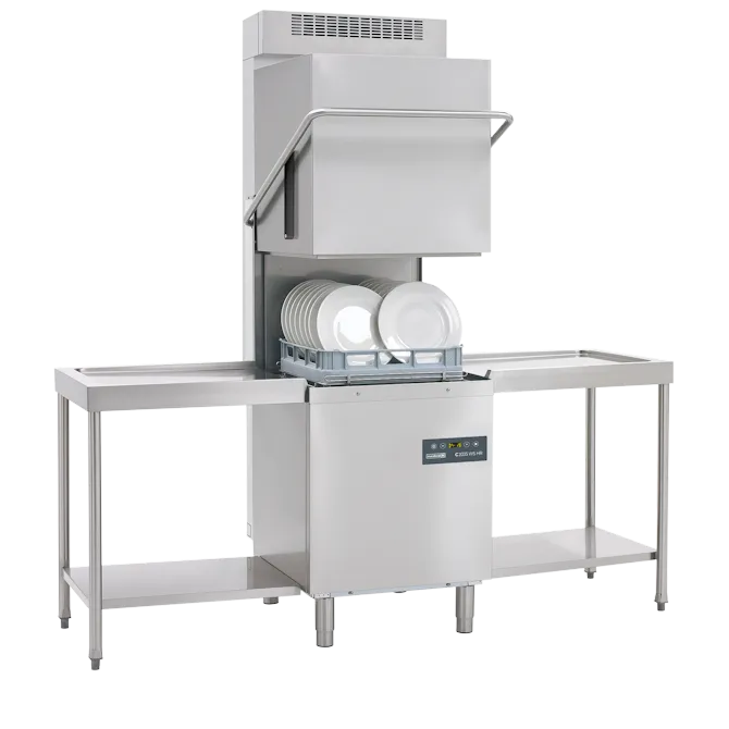 Maidaid C2035 WS HR 500mm Basket Pass Through Dishwasher With Drain Pump, Water Softener & Heat Recovery