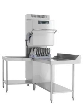 Maidaid Evolution 2135 WS HR 500mm Basket Pass Through Dishwasher With Drain Pump, Internal Water Softener & Heat Recovery