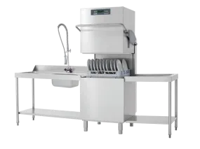 Maidaid Evolution 2160 500 x 600mm Basket Pass Through Dishwasher With Drain Pump