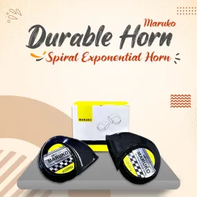 Maruko Durable Horn - Loud Horn | Spiral Exponential Horn | Vehicle Horn | Snail Horn