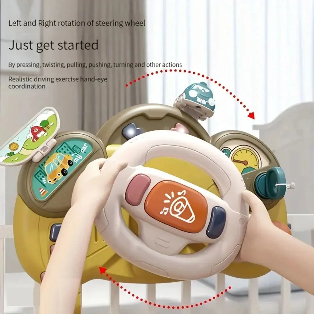Maya & Friends Baby First Driving Simulator Toy