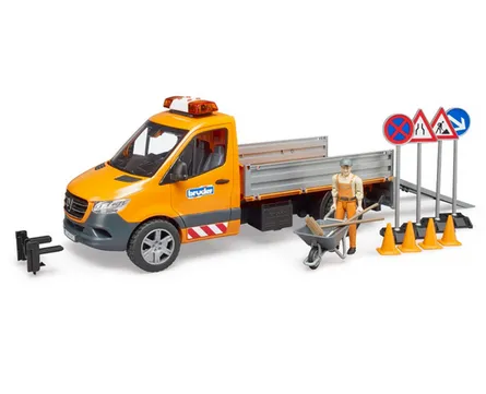 MB Municipal Sprinter with Worker, Accessories & Lights & Sound Module