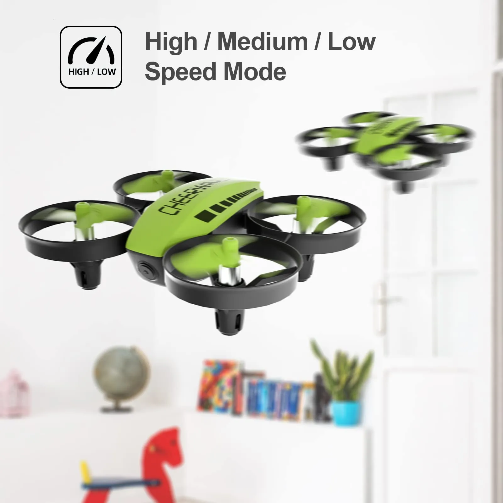 Mini Drone for Kids WiFi FPV Drone with Camera, RC Drone Gift Toy for Boys and Girls with Auto Hovering, Voice Control