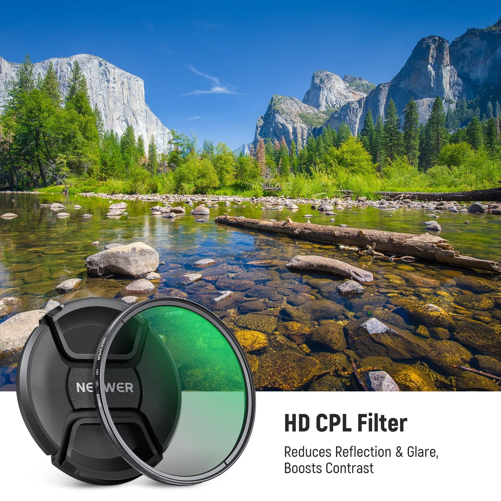 NEEWER CPL Filter with Lens Cap
