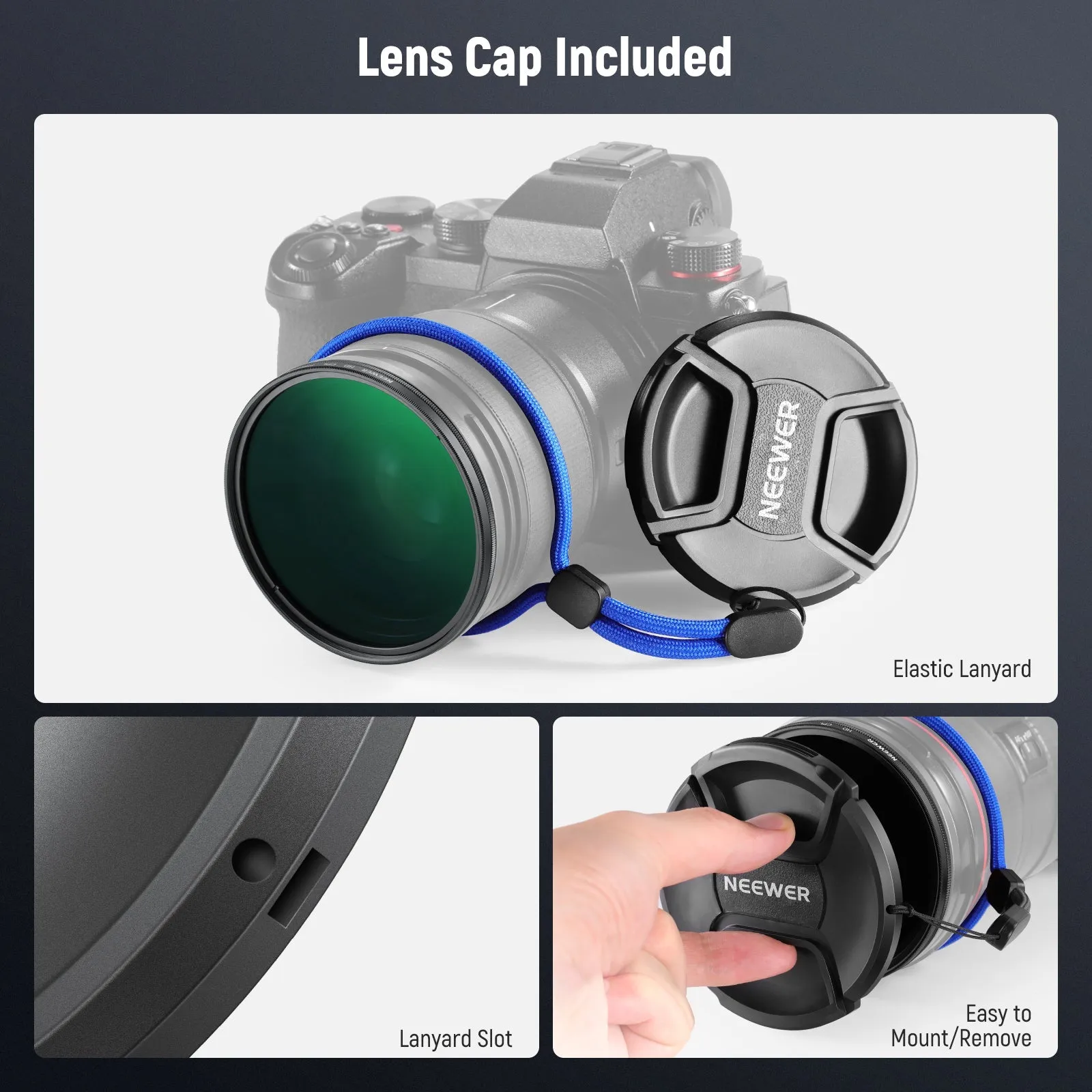NEEWER CPL Filter with Lens Cap