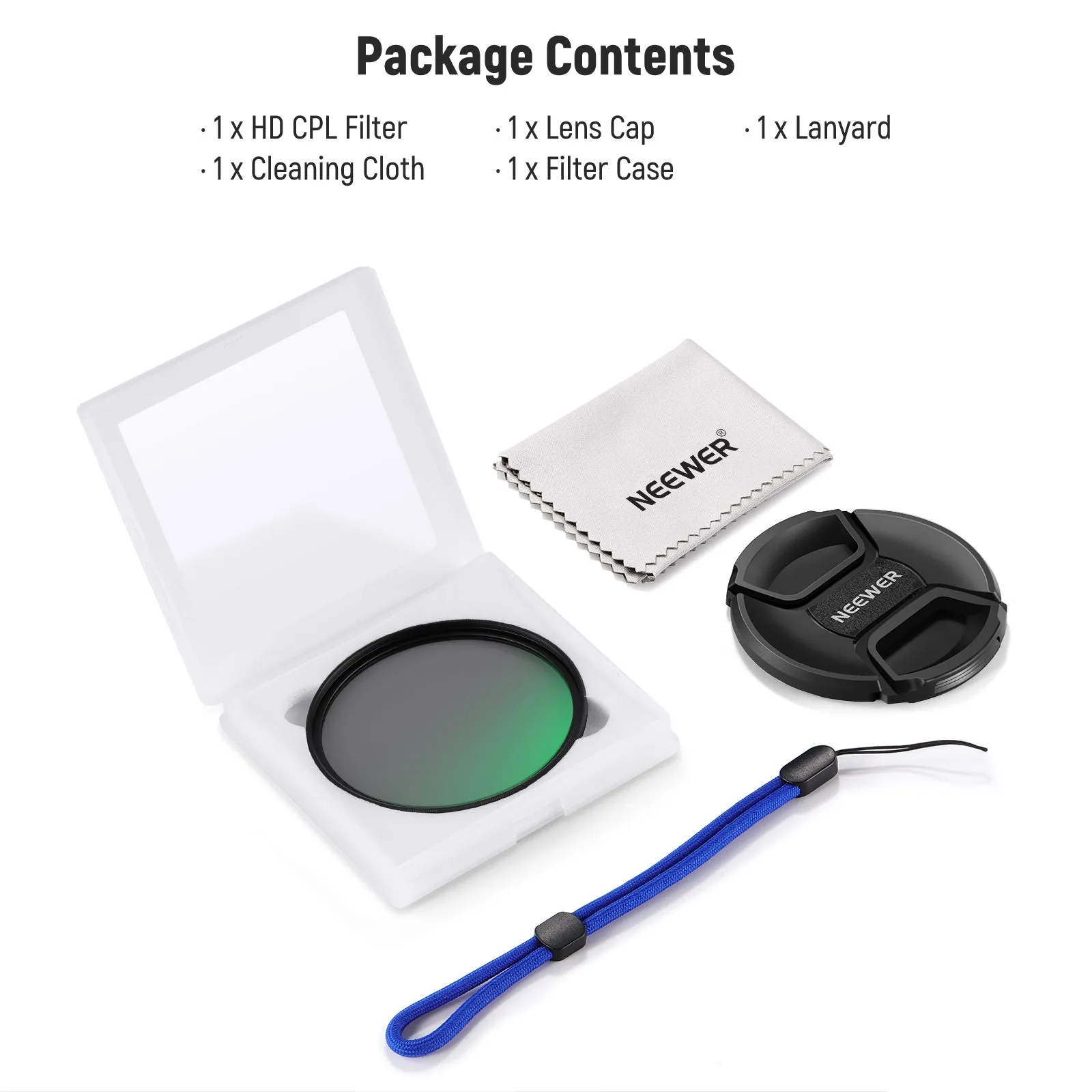 NEEWER CPL Filter with Lens Cap