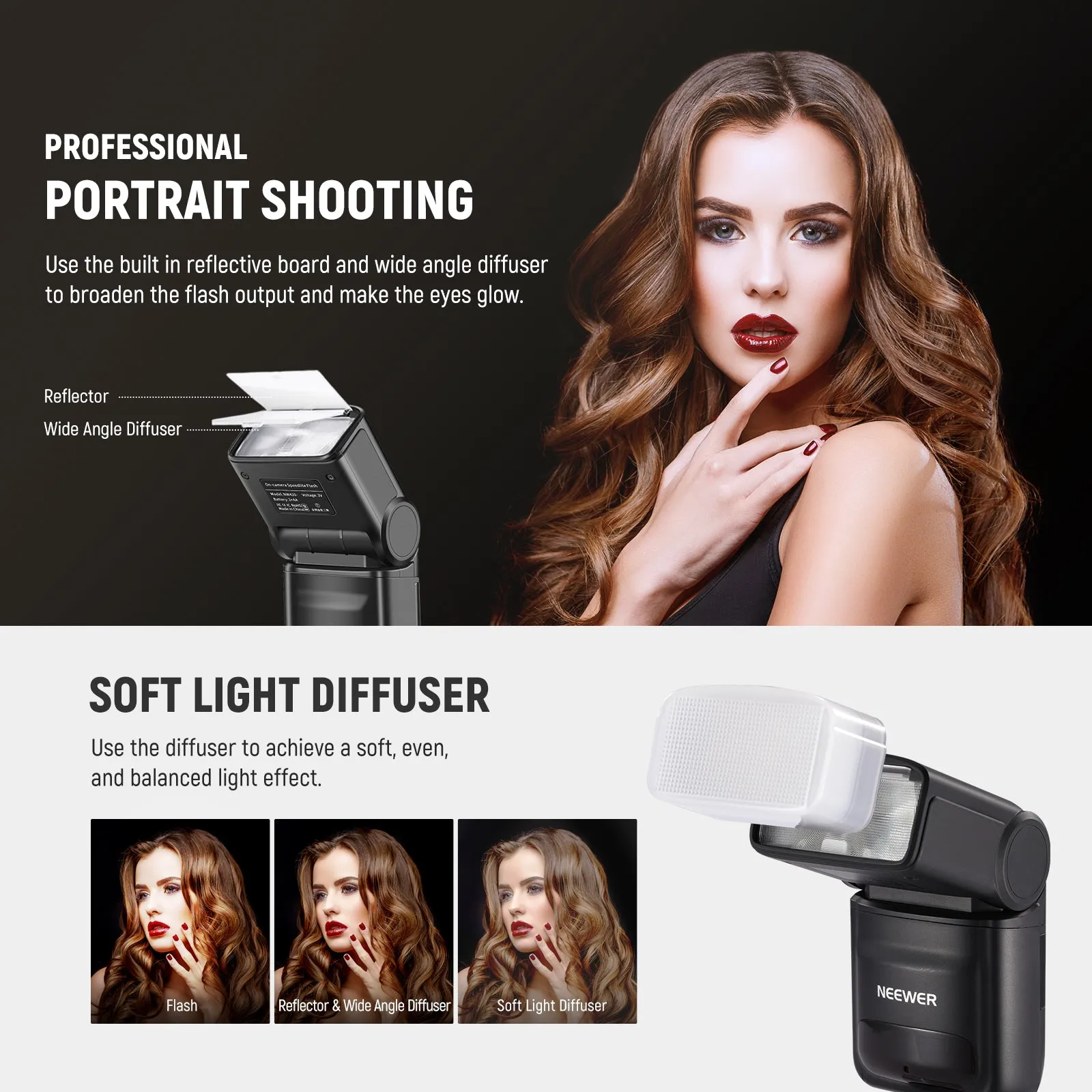 NEEWER NW420-S Mini 2.4G TTL HSS Speedlite Flash For Sony