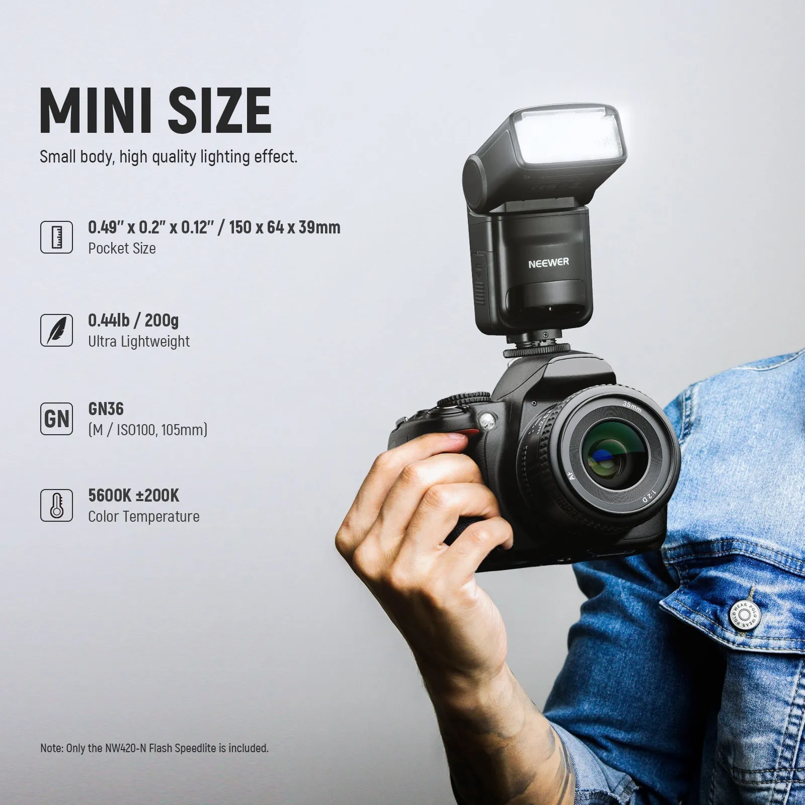 NEEWER NW420 Speedlite Flash for Nikon