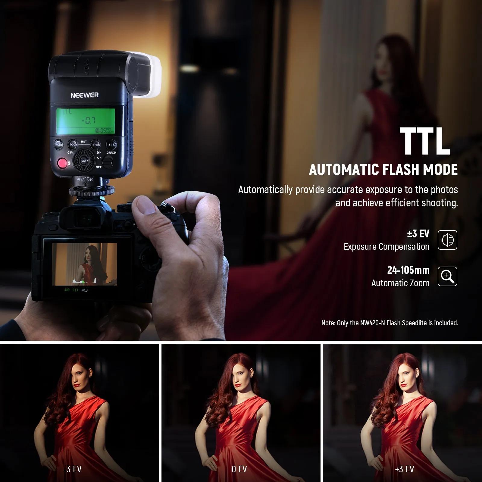 NEEWER NW420 Speedlite Flash for Nikon