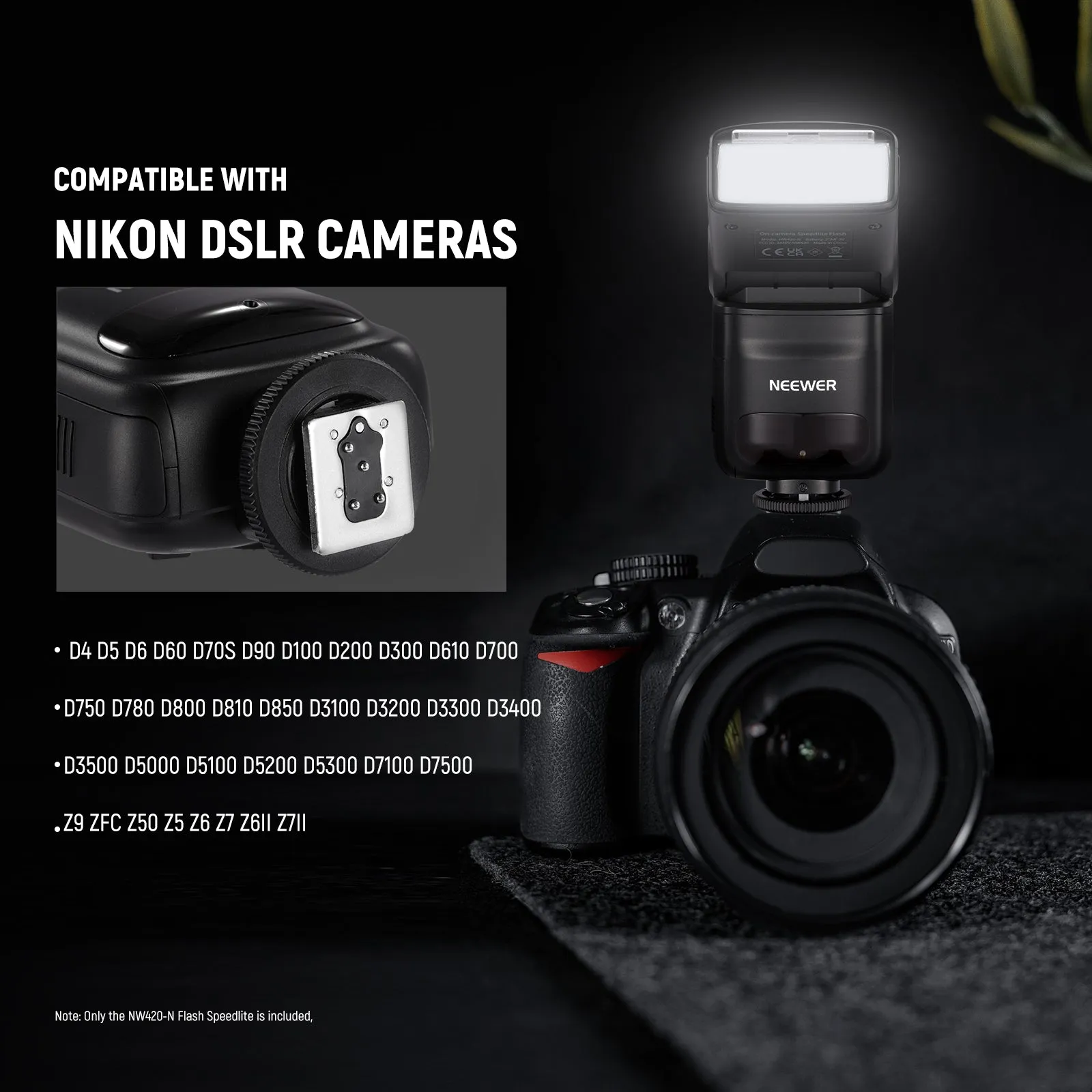 NEEWER NW420 Speedlite Flash for Nikon