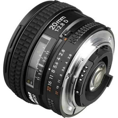 Nikon AF NIKKOR 20mm f/2.8D Lens