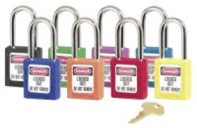 No. 410 & 411 Lightweight Xenoy Safety Lockout Padlocks, Yellow