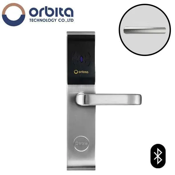 Orbita - E3042SBT - Mortise Hotel Lock - Bluetooth & RFID - Optional Lever Style - 6 VDC - Optional Finish - Grade 2 - Hotel Door Locks