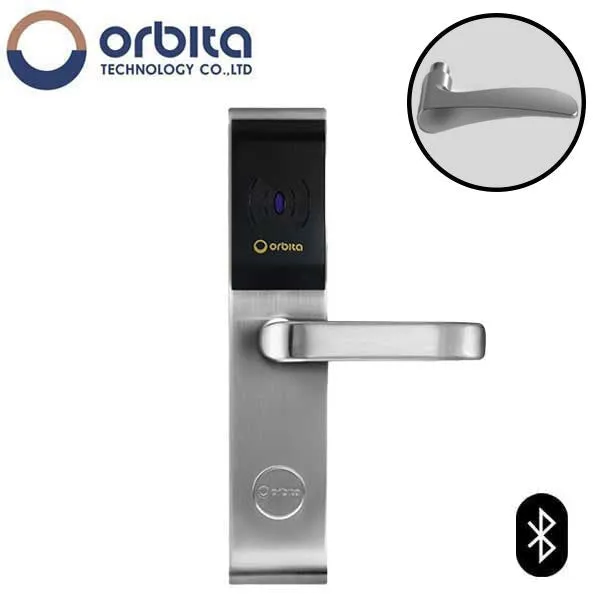 Orbita - E3042SBT - Mortise Hotel Lock - Bluetooth & RFID - Optional Lever Style - 6 VDC - Optional Finish - Grade 2 - Hotel Door Locks
