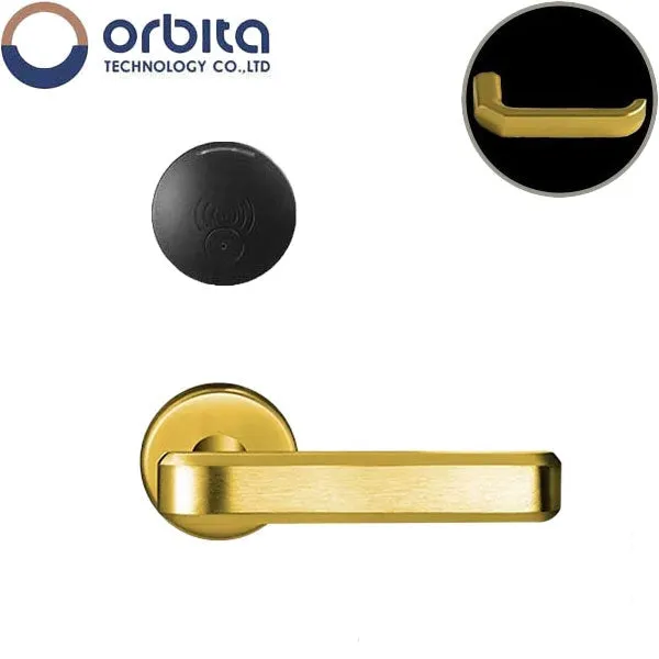 Orbita - S3079 - Mortise Hotel Lock - SPLIT Design - RFID - Optional Lever Style - 6 VDC - Optional Finish - Grade 2