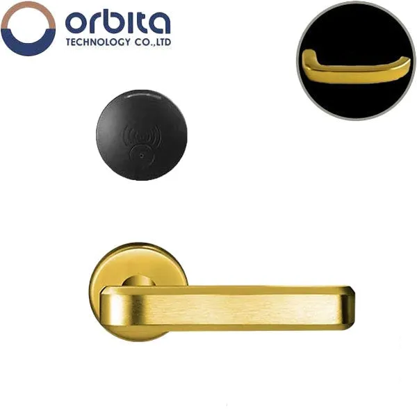Orbita - S3079 - Mortise Hotel Lock - SPLIT Design - RFID - Optional Lever Style - 6 VDC - Optional Finish - Grade 2
