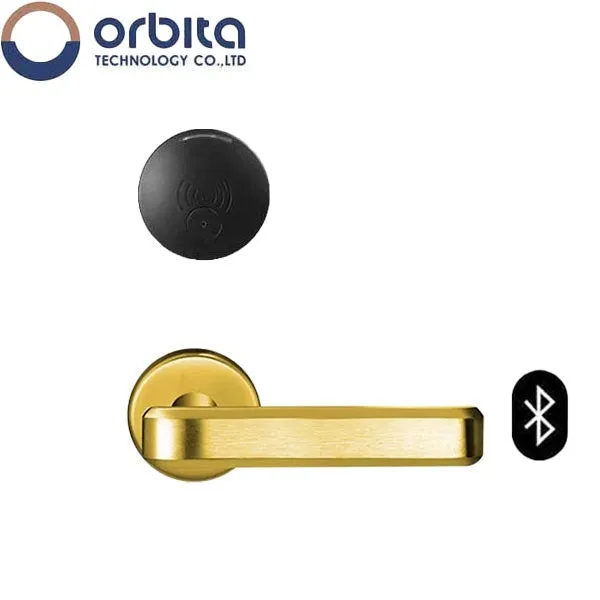 Orbita - S3079SBT - Mortise Hotel Lock - SPLIT Design - Bluetooth & RFID - Optional Lever Style - 6 VDC - Optional Finish - Grade 2