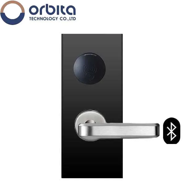 Orbita - S3079SBT - Mortise Hotel Lock - SPLIT Design - Bluetooth & RFID - Optional Lever Style - 6 VDC - Optional Finish - Grade 2