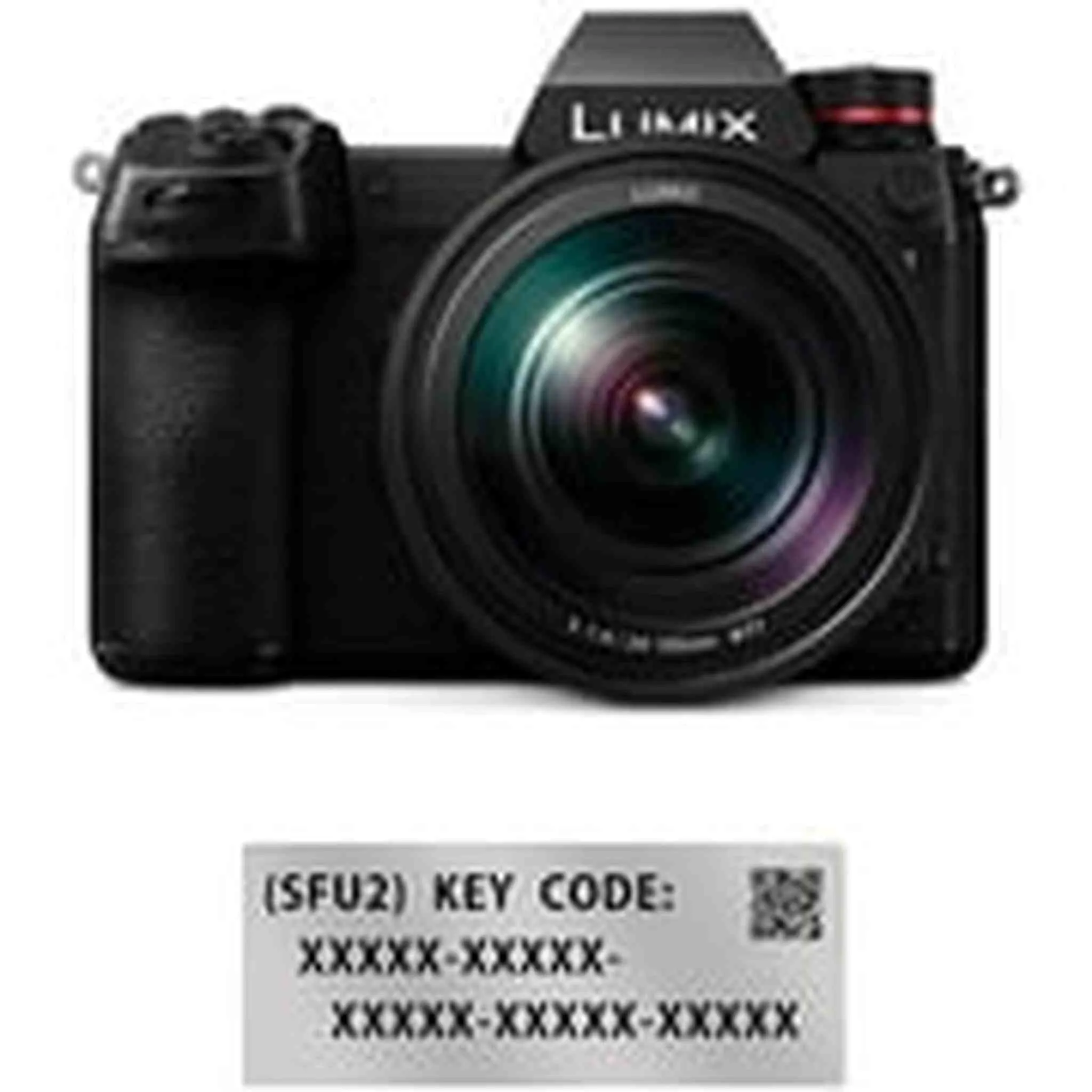Panasonic LUMIX S1 24.2MP Digital Mirrorless Camera with 24-105mm Plus DMW-SFU2 S1 Filmmaker Upgrade Software Key (VLOG V GAMMUT/4K 60P 4:2:2 10bit/LUT) Bundle