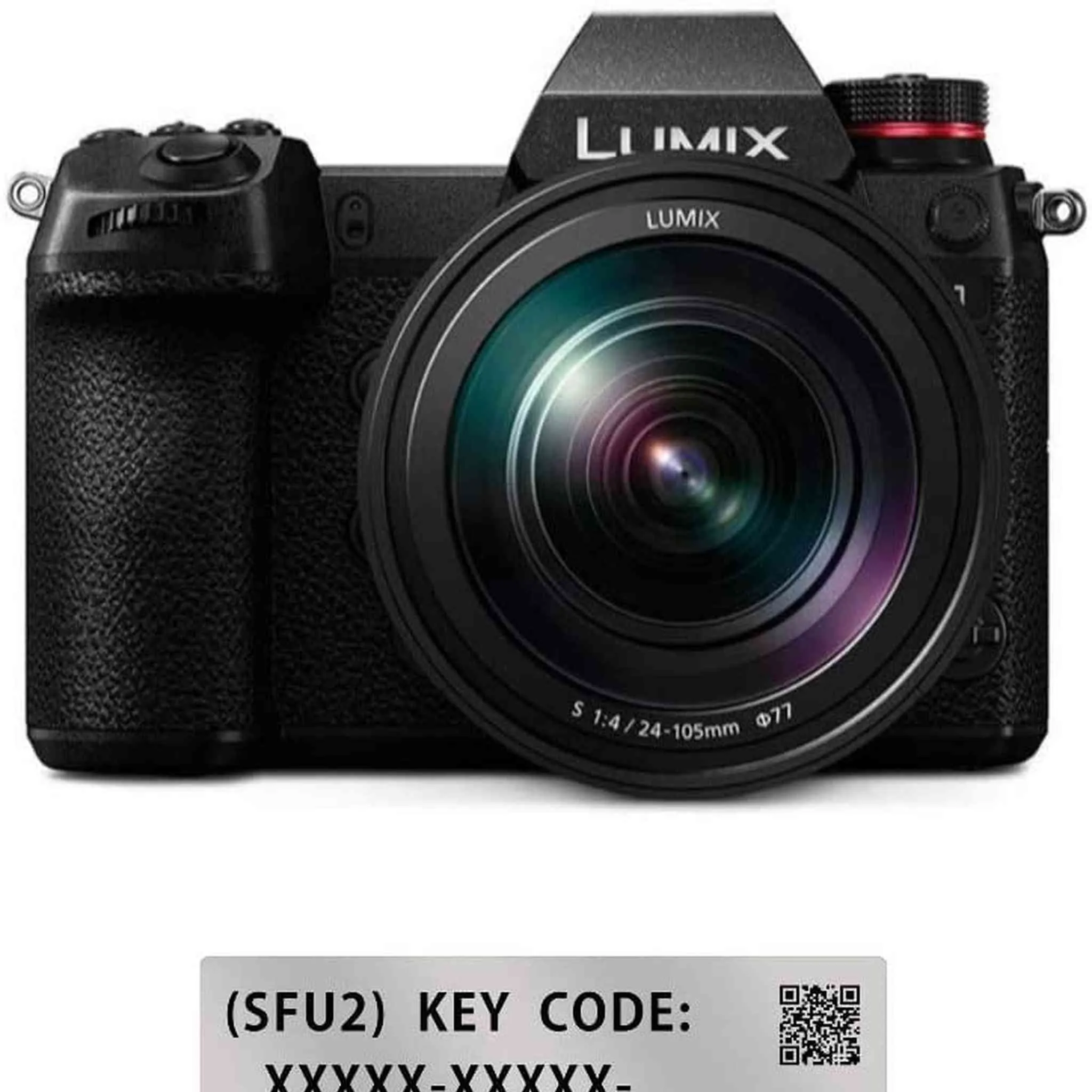 Panasonic LUMIX S1 24.2MP Digital Mirrorless Camera with 24-105mm Plus DMW-SFU2 S1 Filmmaker Upgrade Software Key (VLOG V GAMMUT/4K 60P 4:2:2 10bit/LUT) Bundle