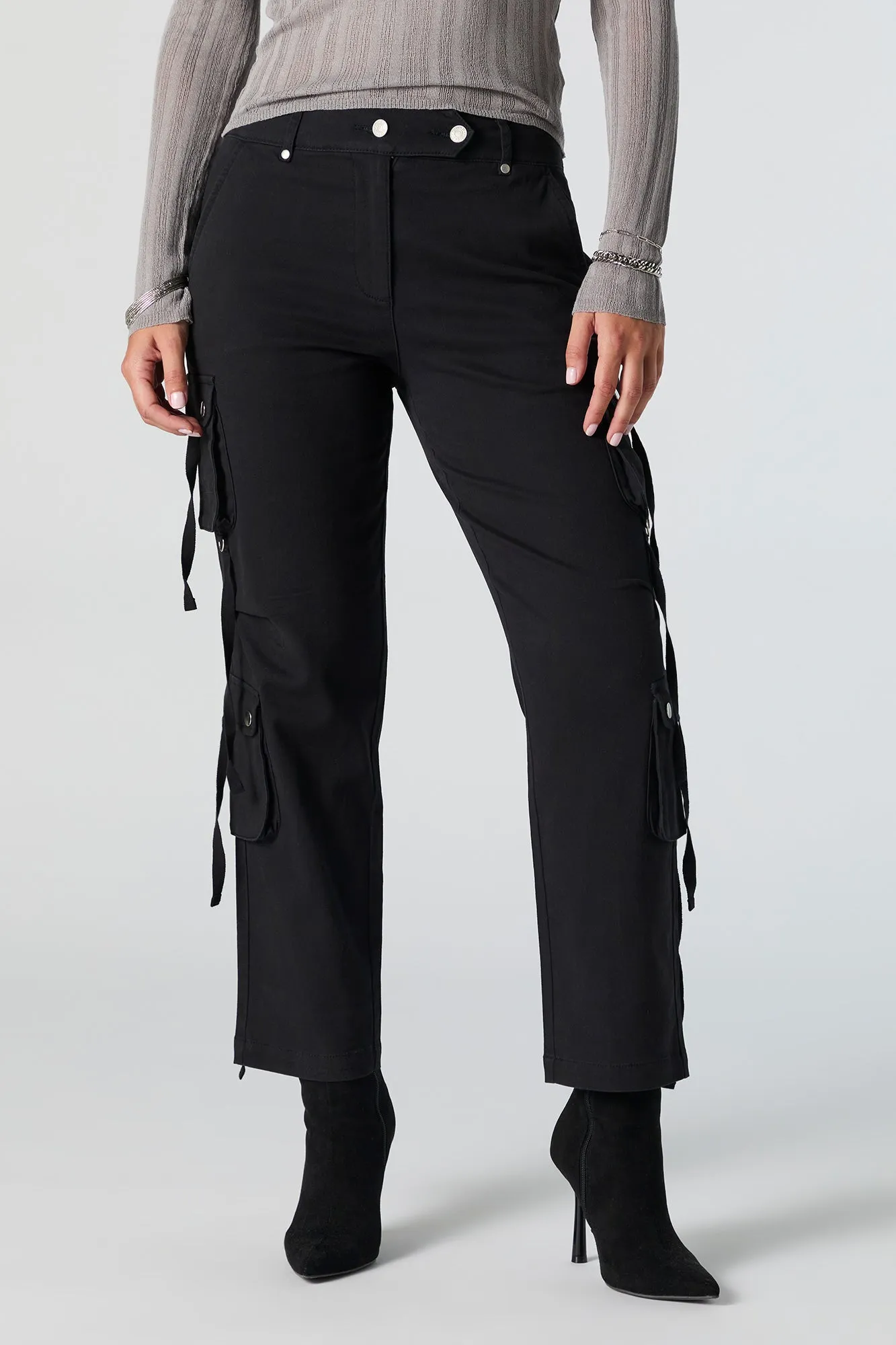 Pantalon cargo utilitaire à jambe droite