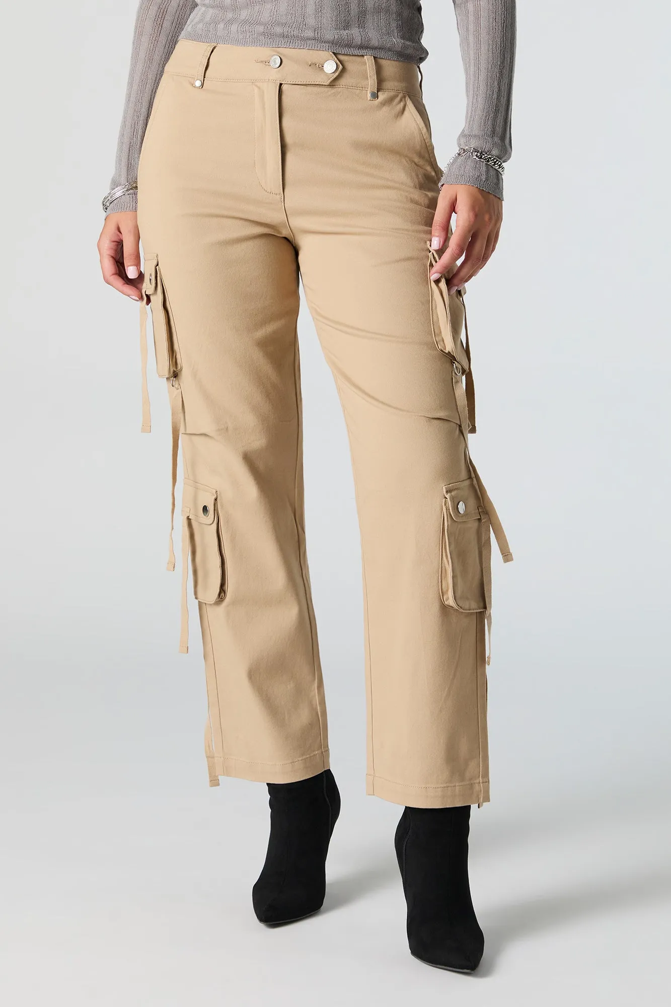 Pantalon cargo utilitaire à jambe droite